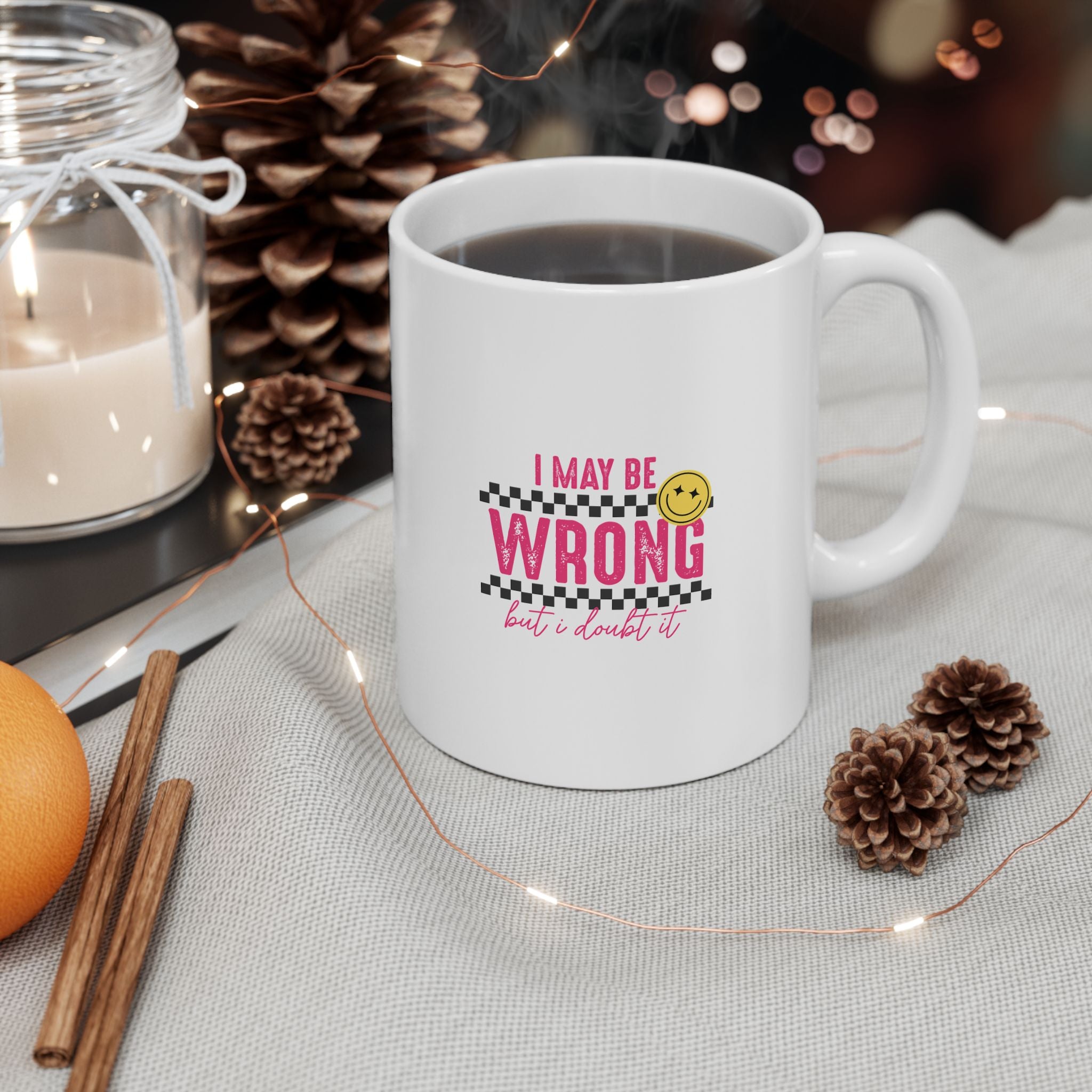 Racing Winner Smiley Face Mug | Ceramic Mug