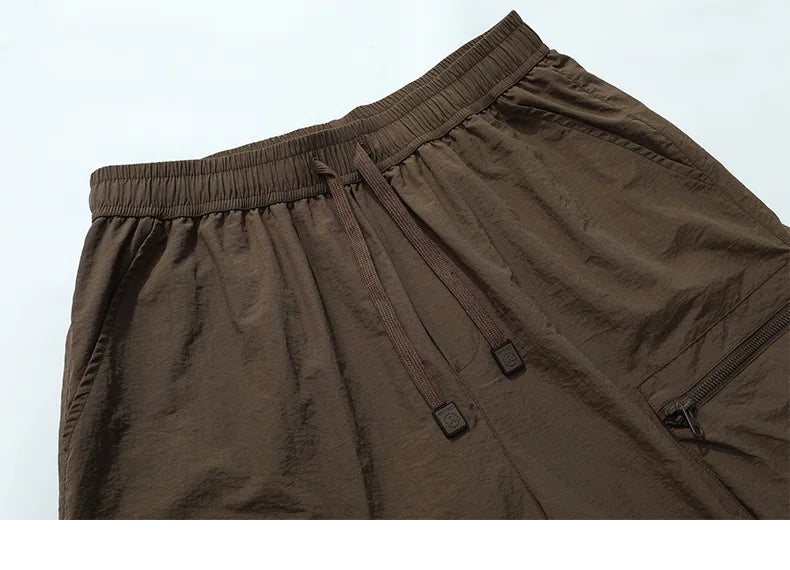 Plus Size 12xl 180kg Ice Cool Short Men Summer Cargo Pants Half Length Oversize Loose 11xl 10xl 9xl Men's Quick Dry Sport Shorts