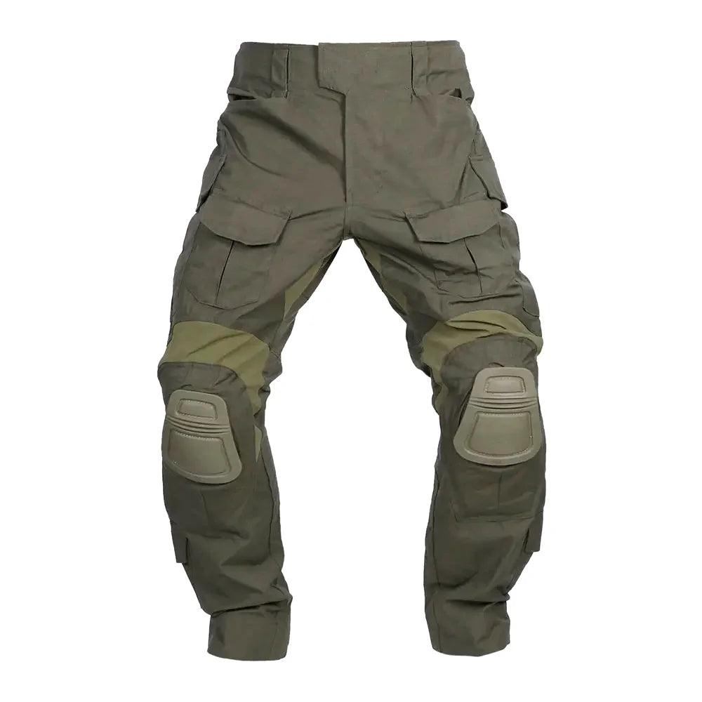 Gen3 Outdoor Tactical Pants Men Clothing Combat Pants +Knee Pads Airsoft Trousers Green Hunting Pants Elasticity Wear-resisting