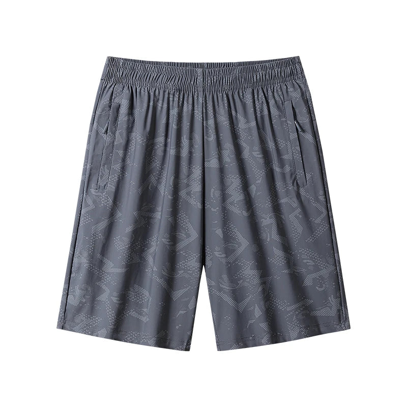 Summer New Korean Version Ice Silk Pants 5-Point Pants Men'S Thin Quick Drying Fashionable Versatile Sports And Casual Shorts