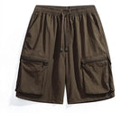 Plus Size 12xl 180kg Ice Cool Short Men Summer Cargo Pants Half Length Oversize Loose 11xl 10xl 9xl Men's Quick Dry Sport Shorts