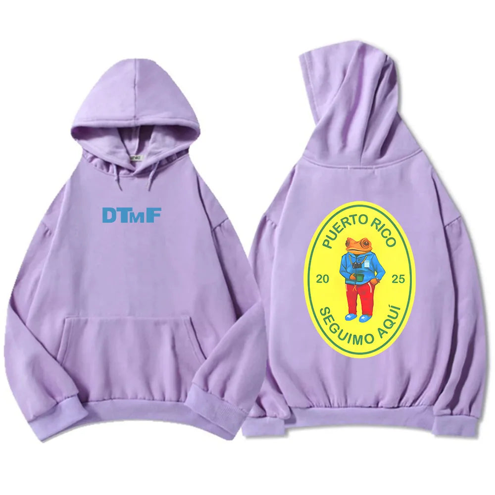 DTMF Debí Tirar Más Fotos New New Album Hoodies Bad Bunny Singer Printing Sweatshirts Men Women Clothing Sudaderas Hombre Male