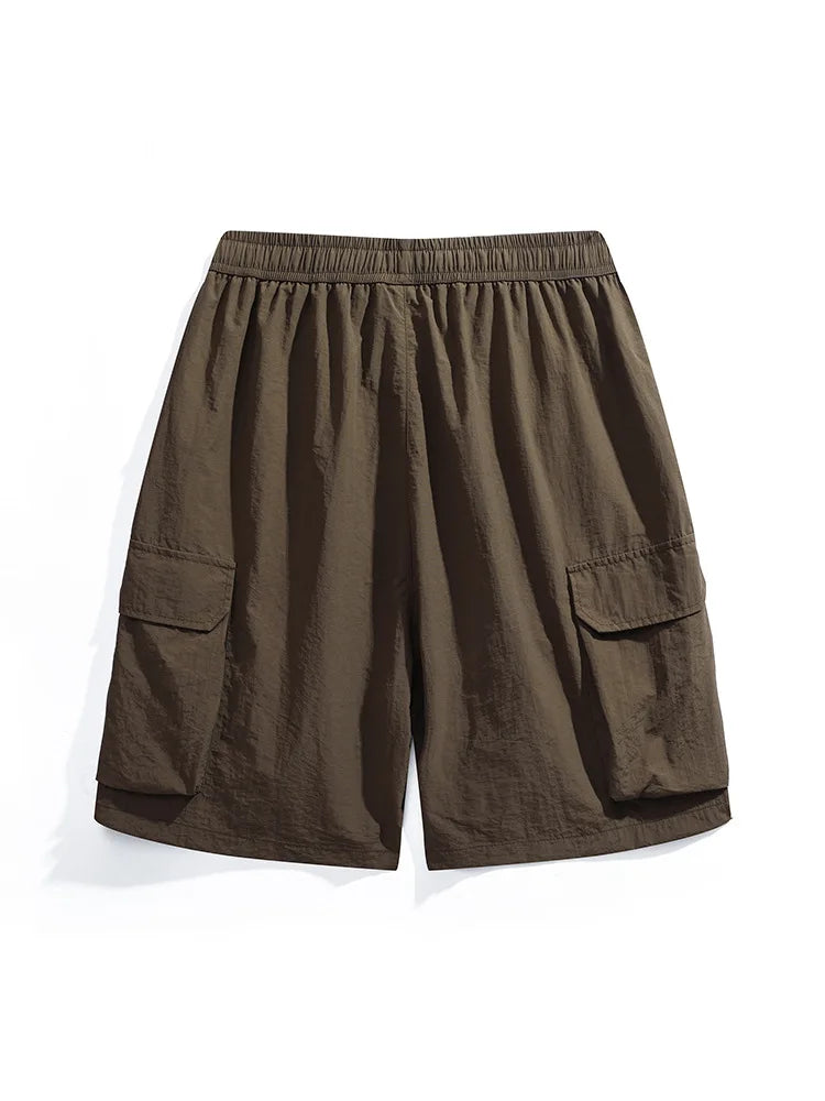 Plus Size 12xl 180kg Ice Cool Short Men Summer Cargo Pants Half Length Oversize Loose 11xl 10xl 9xl Men's Quick Dry Sport Shorts