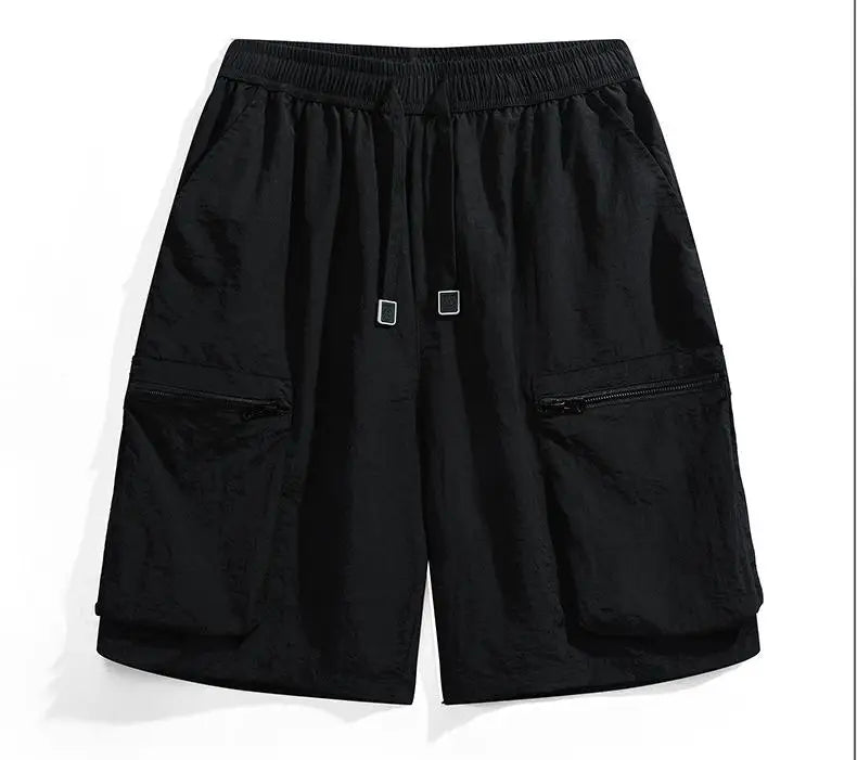 Plus Size 12xl 180kg Ice Cool Short Men Summer Cargo Pants Half Length Oversize Loose 11xl 10xl 9xl Men's Quick Dry Sport Shorts