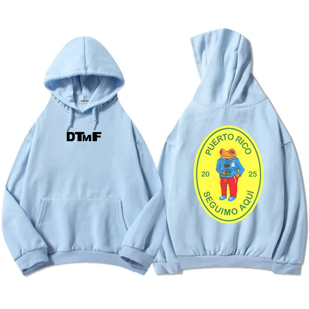DTMF Debí Tirar Más Fotos New New Album Hoodies Bad Bunny Singer Printing Sweatshirts Men Women Clothing Sudaderas Hombre Male
