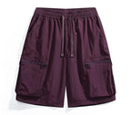 Plus Size 12xl 180kg Ice Cool Short Men Summer Cargo Pants Half Length Oversize Loose 11xl 10xl 9xl Men's Quick Dry Sport Shorts