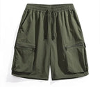 Plus Size 12xl 180kg Ice Cool Short Men Summer Cargo Pants Half Length Oversize Loose 11xl 10xl 9xl Men's Quick Dry Sport Shorts