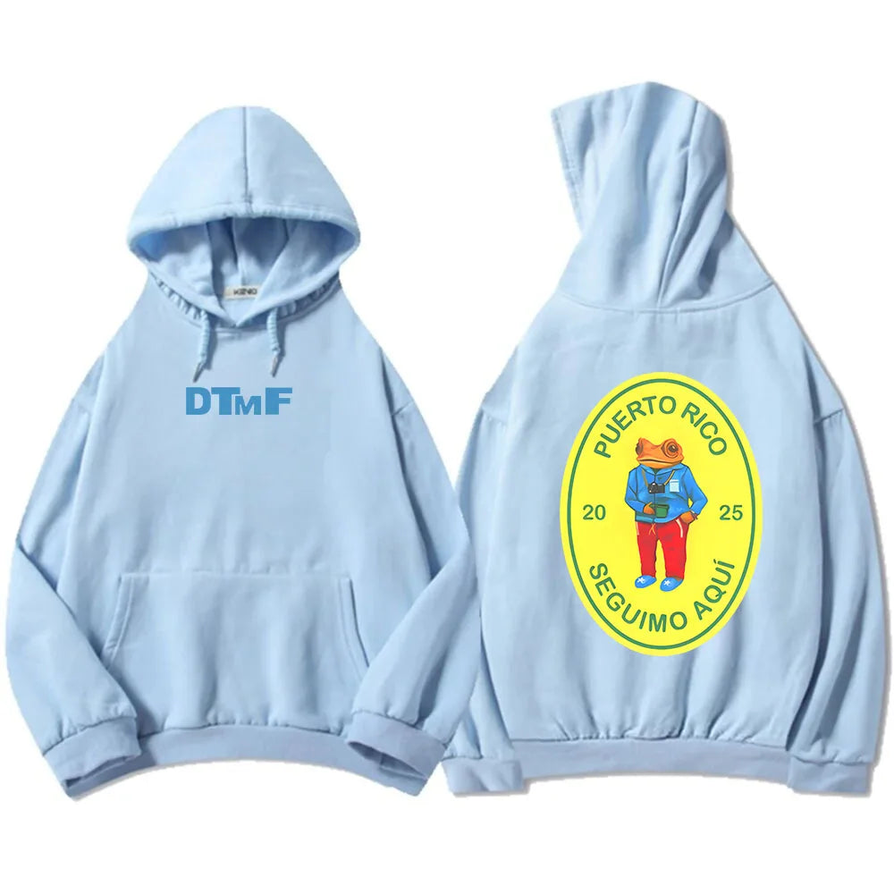 DTMF Debí Tirar Más Fotos New New Album Hoodies Bad Bunny Singer Printing Sweatshirts Men Women Clothing Sudaderas Hombre Male