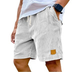 Men's Retro Corduroy Casual Shorts Men Fashion Solid Sweatpants Harajuku Corduroy Short Pants New Men Clothing Roupas