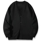 2026 New Men's Casual Long Sleeved Velvet Sweater Cardigan Knitted Jacket Top Autumn and Winter Fashionable Versatile Jacket