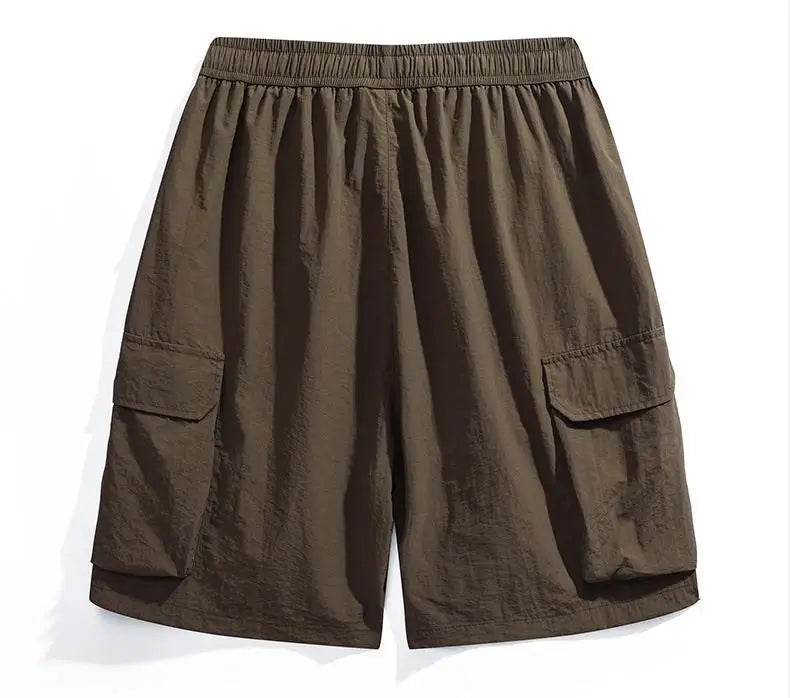 Plus Size 12xl 180kg Ice Cool Short Men Summer Cargo Pants Half Length Oversize Loose 11xl 10xl 9xl Men's Quick Dry Sport Shorts