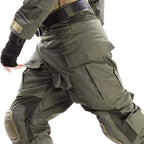 Gen3 Outdoor Tactical Pants Men Clothing Combat Pants +Knee Pads Airsoft Trousers Green Hunting Pants Elasticity Wear-resisting