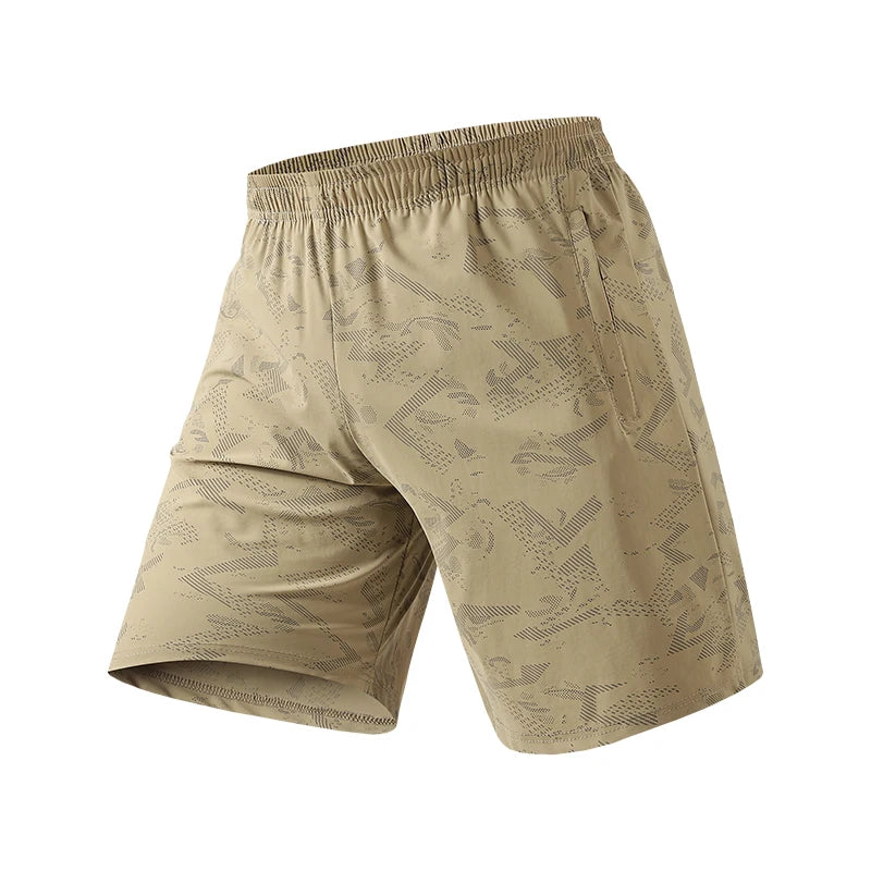 Summer New Korean Version Ice Silk Pants 5-Point Pants Men'S Thin Quick Drying Fashionable Versatile Sports And Casual Shorts