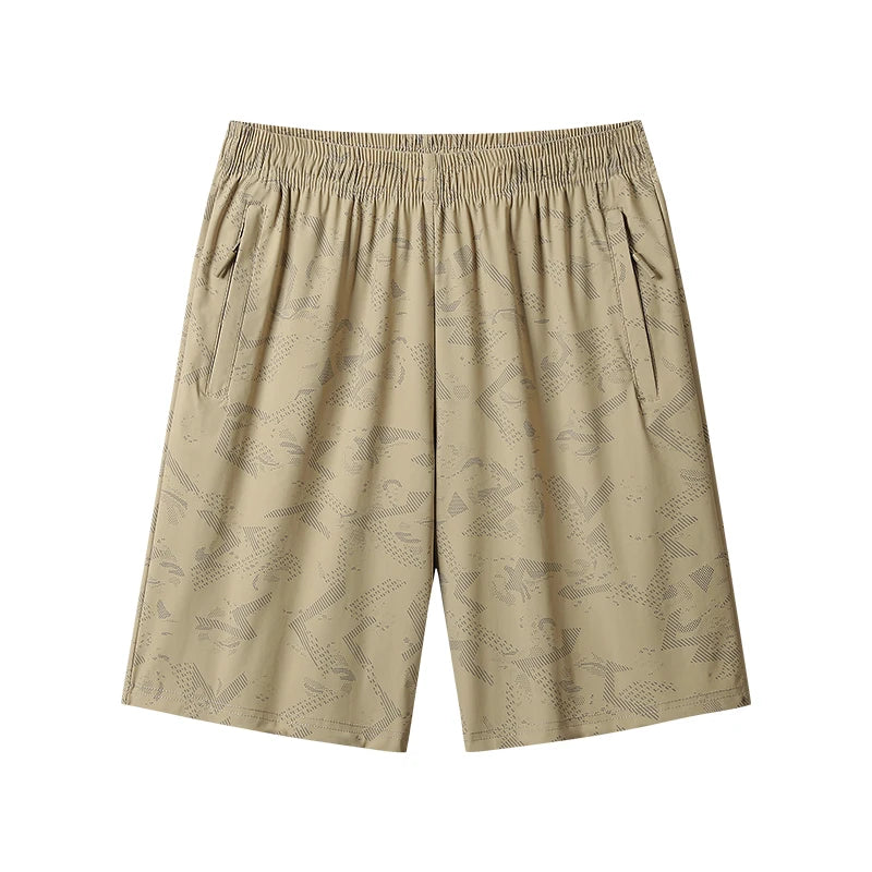 Summer New Korean Version Ice Silk Pants 5-Point Pants Men'S Thin Quick Drying Fashionable Versatile Sports And Casual Shorts