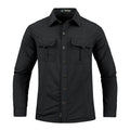 2026 Spring Shirts Men Long Sleeve Casual 100% Cotton High Quality Camisa Military Shirts Fashion Brand Clothing Black Blouse