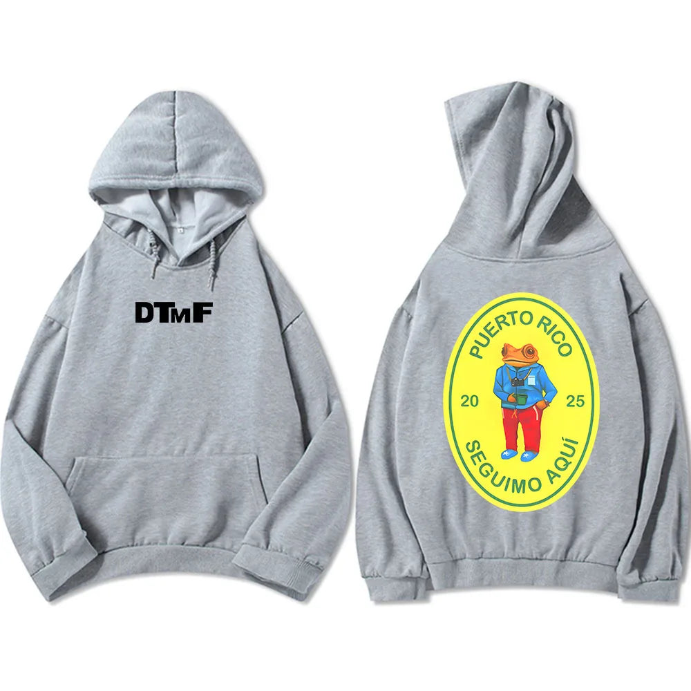 DTMF Debí Tirar Más Fotos New New Album Hoodies Bad Bunny Singer Printing Sweatshirts Men Women Clothing Sudaderas Hombre Male