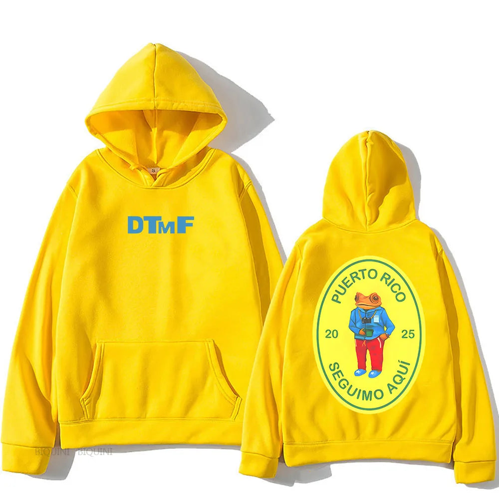 DTMF Debí Tirar Más Fotos New New Album Hoodies Bad Bunny Singer Printing Sweatshirts Men Women Clothing Sudaderas Hombre Male