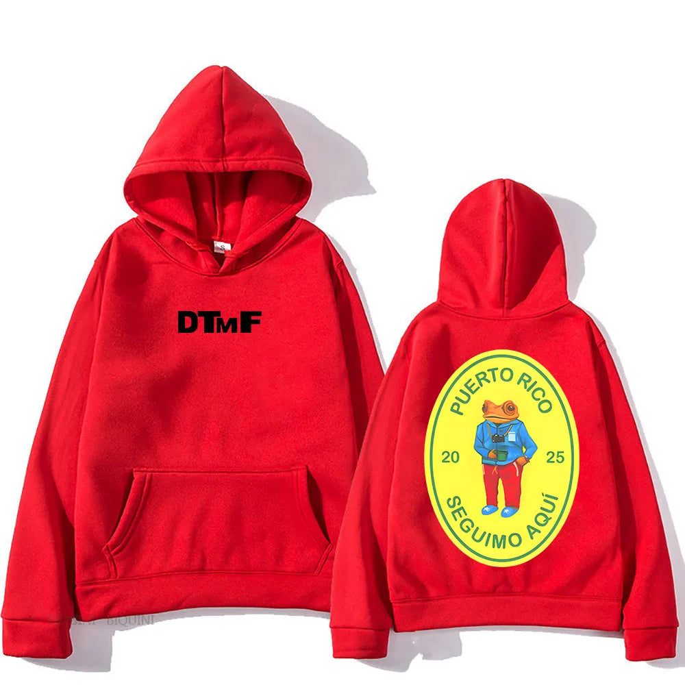 DTMF Debí Tirar Más Fotos New New Album Hoodies Bad Bunny Singer Printing Sweatshirts Men Women Clothing Sudaderas Hombre Male