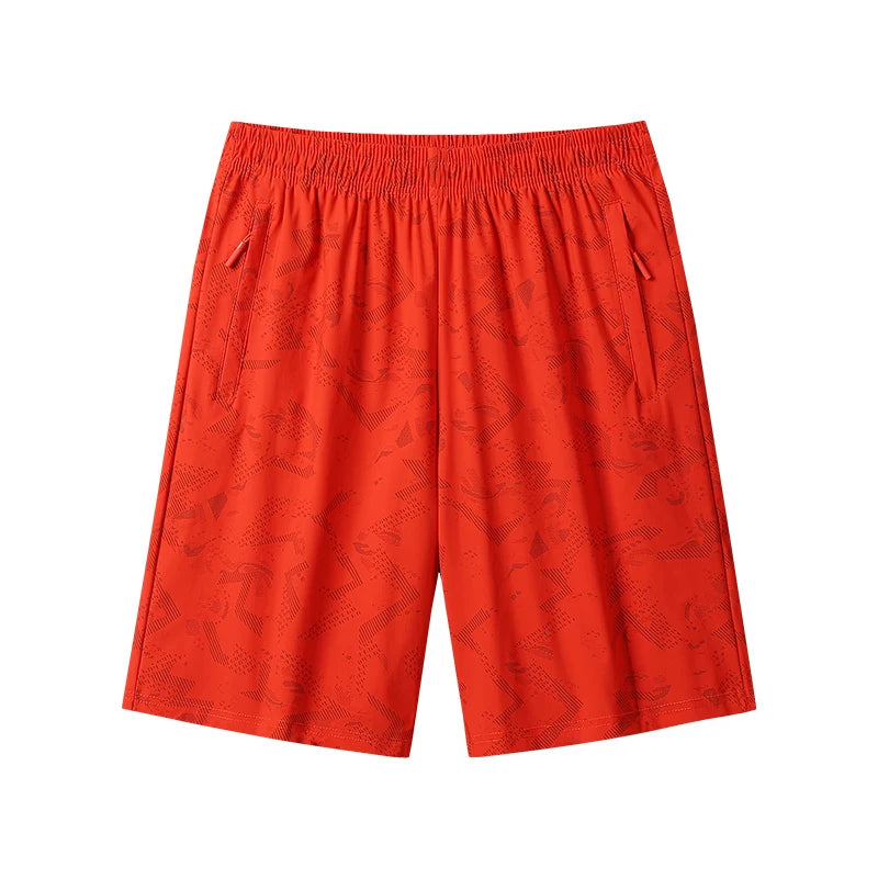 Summer New Korean Version Ice Silk Pants 5-Point Pants Men'S Thin Quick Drying Fashionable Versatile Sports And Casual Shorts