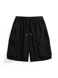 Plus Size 12xl 180kg Ice Cool Short Men Summer Cargo Pants Half Length Oversize Loose 11xl 10xl 9xl Men's Quick Dry Sport Shorts