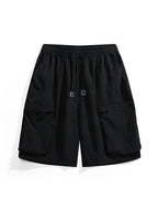 Plus Size 12xl 180kg Ice Cool Short Men Summer Cargo Pants Half Length Oversize Loose 11xl 10xl 9xl Men's Quick Dry Sport Shorts