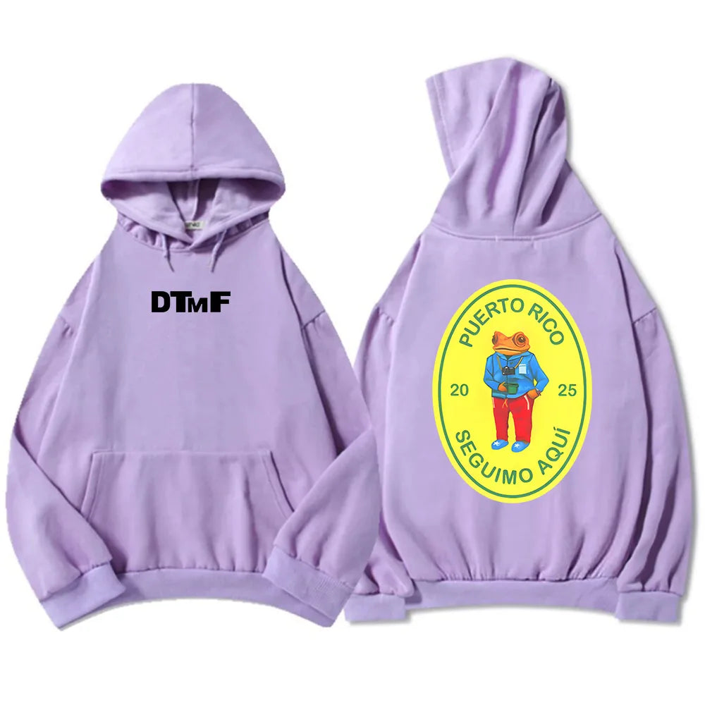 DTMF Debí Tirar Más Fotos New New Album Hoodies Bad Bunny Singer Printing Sweatshirts Men Women Clothing Sudaderas Hombre Male